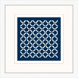 Navy Geometrics in White I