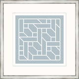 Large Blue Heather Geometrics II