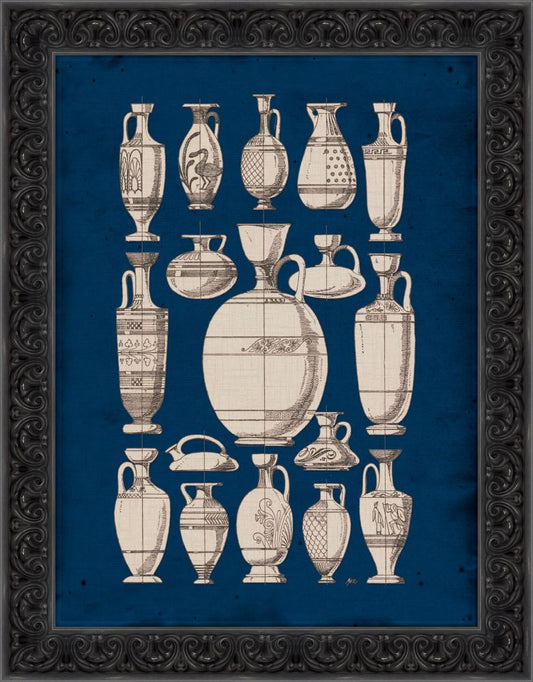 Vases in Indigo III