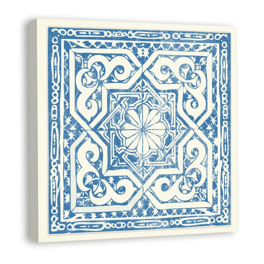 Tiles in Cobalt II (canvas)