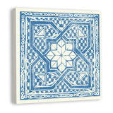 Tiles in Cobalt III (canvas)