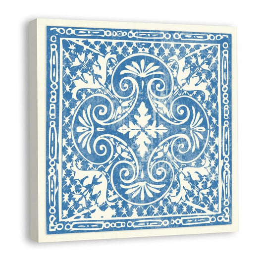 Tiles in Cobalt IV (canvas)