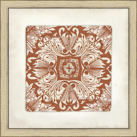 Terracotta Delft Tiles I