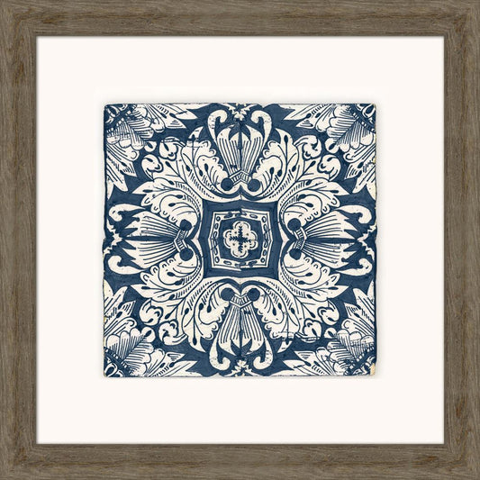 Navy Delft Tiles I