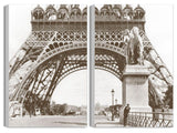 Eiffel Architecture Set of 2 on Canvas