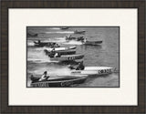 Boat Racing I in Charcoal