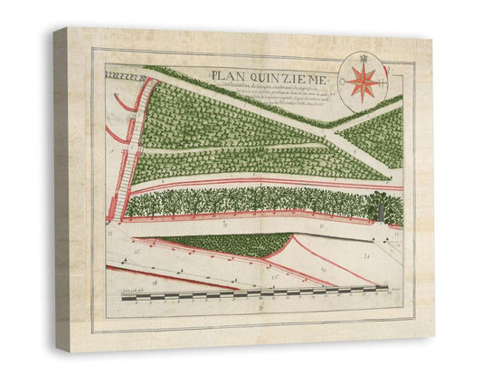 French Gardens I (canvas)