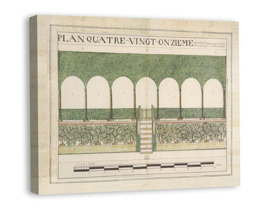 French Gardens II (canvas)