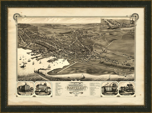 Nantucket map large