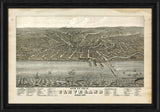 Bird’s Eye View Cleveland, Ohio 1877