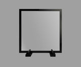 Style Safe Plexi Barrier, 24x30 with counter stand - Black