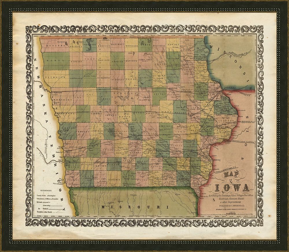 Map of Iowa