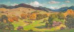California Landscape, William Wendt, 1920 Boxed Canvas