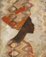 African Beauty I Boxed Canvas