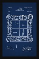 Game Board Patent - Blue
