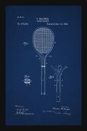 Tennis Racket Patent - Blue
