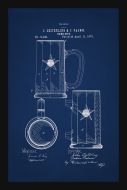 Beer Mug Patent - Blue