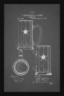 Beer Mug Patent - Grey