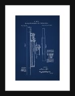 Fishing Rod Patent - Blue Small