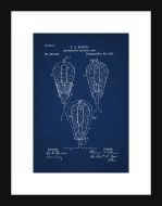 Edison Bulb Patent - Blue Small