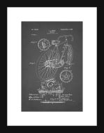 Bicycle Patent - Grey Small