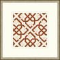 Felt Interlocking - Burnt Sienna III