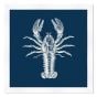 Lobster in Blue Reverse