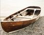 Old Boat on the Pebbles Boxed Canvas