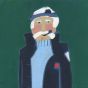 Sailor with Blue Pea Coat Boxed Canvas