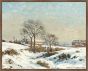 Snowy Landscape at South Norwood, Camille Pissarro, 1871 on Canvas