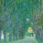 Way to the Park, Gustav Klimt, 1895 Boxed Canvas 
