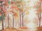 Autumn Pathway Boxed Canvas