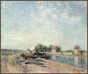 Saint-Mammes, Loing Canal, 1885 - Alfred Sisley Canvas