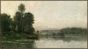 The Hillsides of Mery-sur-Oise, Opposite Auvers, 1873 - Charles Francois Daubigny Canvas