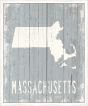 Massachusetts on Blue Wood