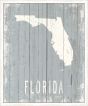 Florida on Blue Wood