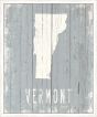 Vermont on Blue Wood