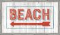 Vintage Beach Sign