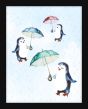 Penguins with Umbrellas