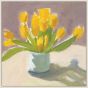 Sunny Tulips on Canvas