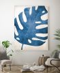 Blue Palm II Canvas