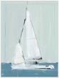 Set Blue Sail I on Canvas