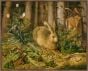 Rabbit in the Forrest on Canvas