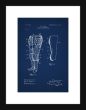 Football Trousers Patent - Blue Small