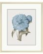 Taupe and Blue Flower III