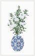 Green Foliage in a Blue White Vase IV
