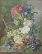 Still Life with Flowers and Fruit, Jan van Os, c. 1775 on Canvas