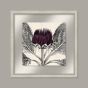 Arctium in Eggplant and Silver II