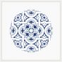 Blue and White Tile Circle III