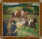 Horse Racing Thielska by Gosta Von Hennings, 1906